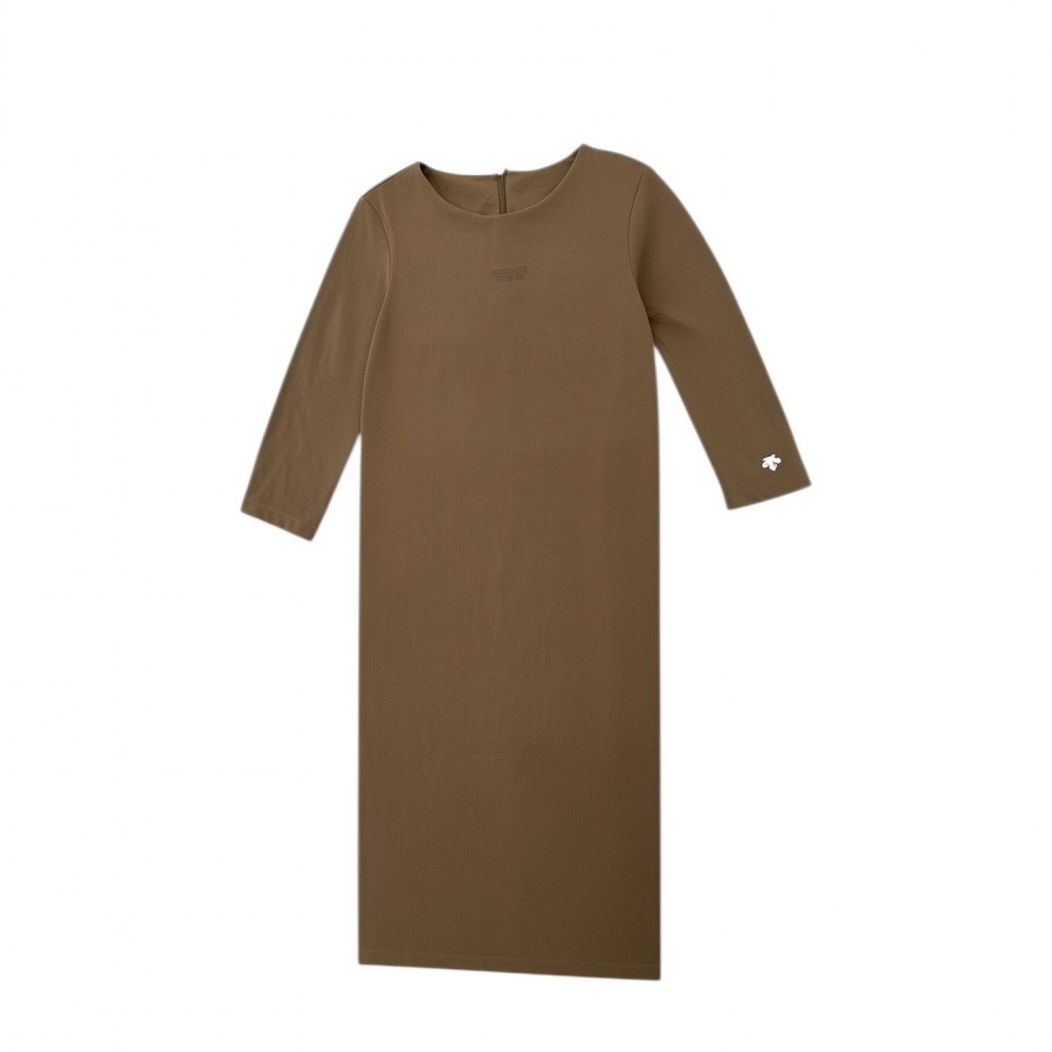 Brown Minimal Long Sleeve Dress / Pre-Owned